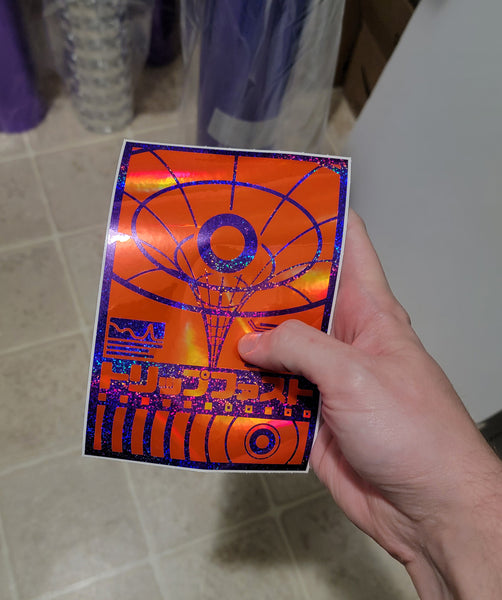 Gravity Well v2 Two Layer Sticker "Quasar"
