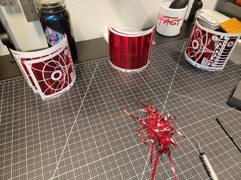 Gravity Well v2 Two Layer Sticker "Critical Mass"