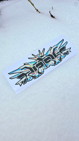 TRIPTEKK Printed Sticker "A10-X"