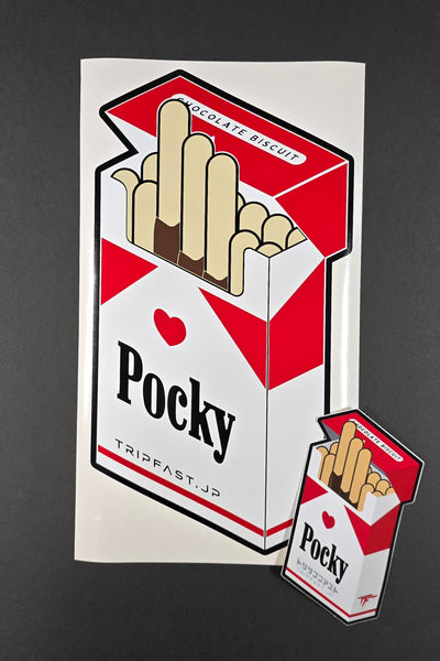 Pocky Addiction Chocolate Five Layer Sticker (XL)