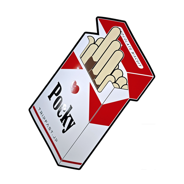 Pocky Addiction Chocolate Five Layer Sticker (XL)