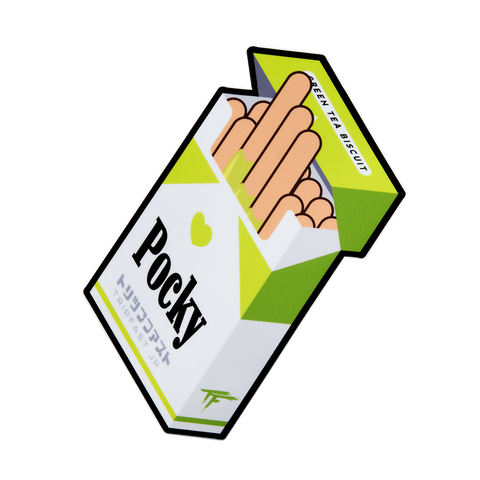 Pocky Addiction Printed Sticker "Green Tea"