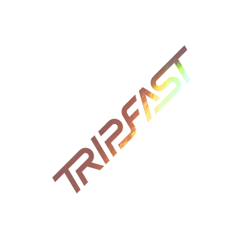 TRIPFAST CIRCUIT Logo Sticker (Sakura Pink Holo Chrome)