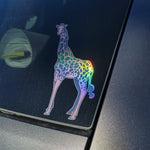 Cosmic Giraffe Two Layer Sticker