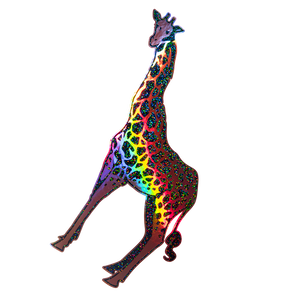 Cosmic Giraffe Two Layer Sticker