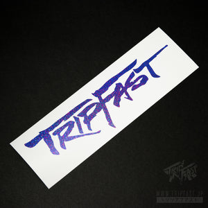 TRIPFAST HIT Logo Sticker (Violet Holo Flake)