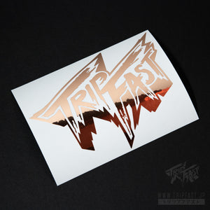 TRIPFAST OG Logo Sticker (Copper Chrome)