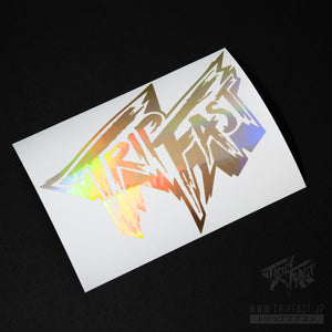 TRIPFAST OG Logo Sticker (Gold Holo Chrome)