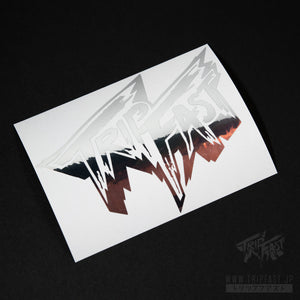 TRIPFAST OG Logo Sticker (Silver Chrome)