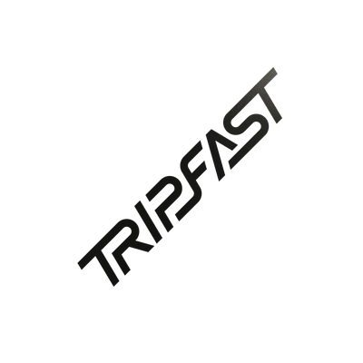TRIPFAST CIRCUIT Logo Sticker (Black Matte)