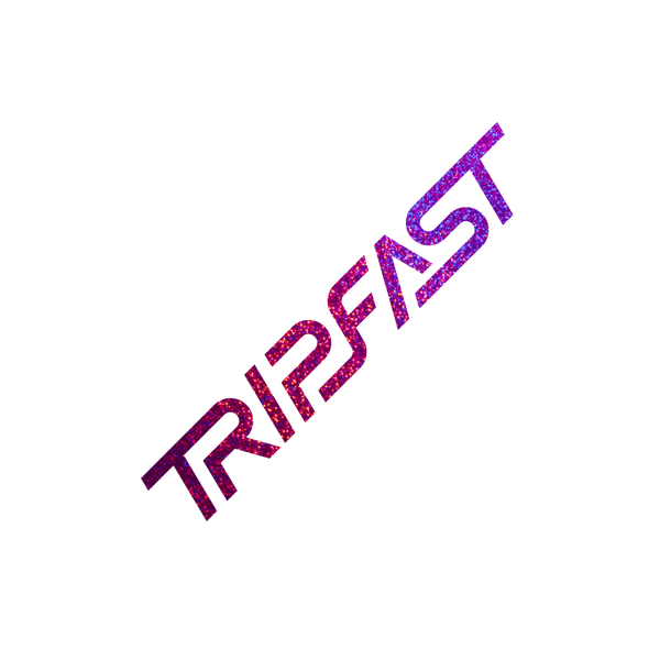 TRIPFAST CIRCUIT Logo Sticker (Velocity Holo Flake)