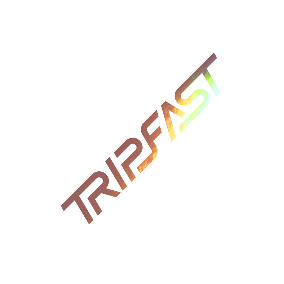 TRIPFAST CIRCUIT Logo Sticker (Sakura Pink Holo Chrome) *PRE-ORDER*