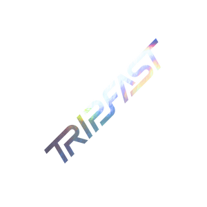 TRIPFAST CIRCUIT Logo Sticker (Waveguide Holo Chrome) *PRE-ORDER*