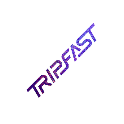 TRIPFAST CIRCUIT Logo Sticker (Amplifier Holo Flake)