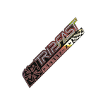 Sakura v2 Logo Three Layer Sticker "Pole Position"