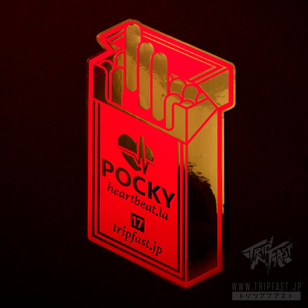 Pocky Addiction Heartbeat.la Collaboration Two Layer Sticker