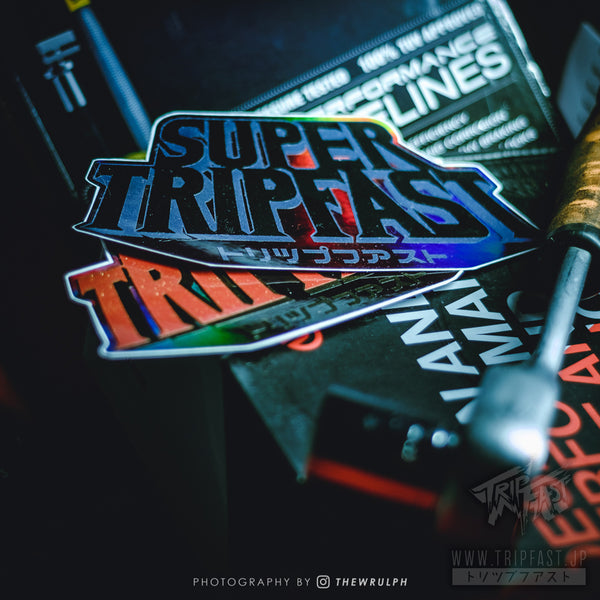 SUPER TRIPFAST Premium Three Layer Sticker